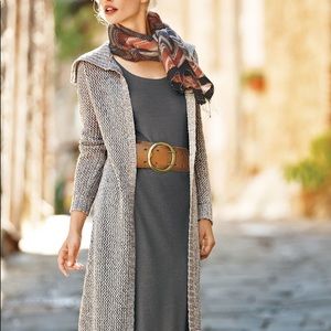 Peruvian Connection | Open Weave Duster Cardigan